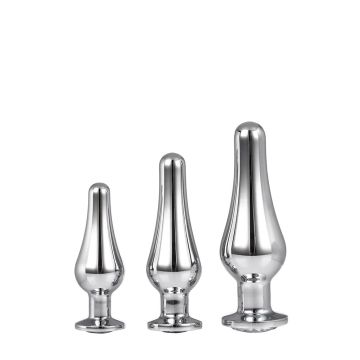 Buttplug Gleaming Love Pleasure Set - Zilver