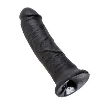 Zwarte realistische dildo 20 cm