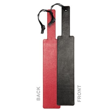 Kink Paddle Welt Zwart En Rood