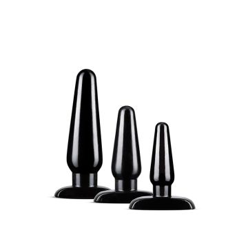 Buttplug Anal Adventures Basic Kit - Zwart