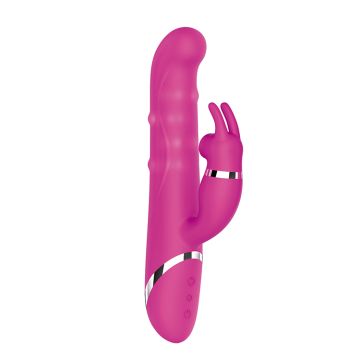 Oplaadbare Rabbit Vibrator met Beads Naghi No.41