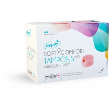 Beppy Soft + Comfort Tampons Wet - 2 stuk