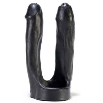 3-WAY Dubbele Zwarte Dildo