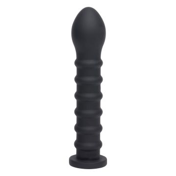Easy-Lock Dildo Ribbed Dong 19 cm