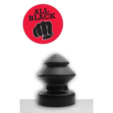 All Black Jan Buttplug - 19 cm