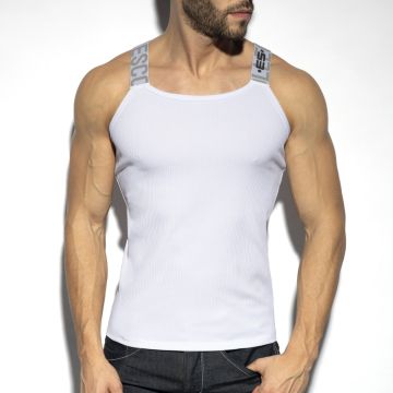 Addicted Gerecyclede Rib Tanktop - Wit