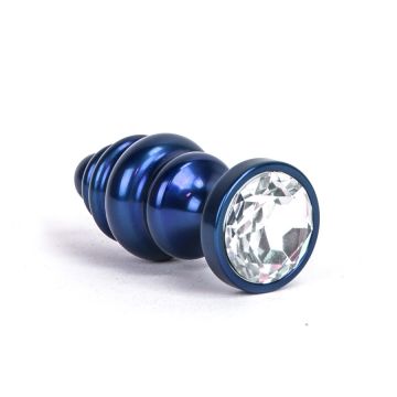 Aluminium Alloy Anaal Plug - Blauw