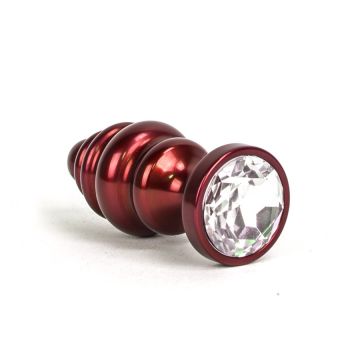 Aluminium Alloy Anaal Plug - Rood