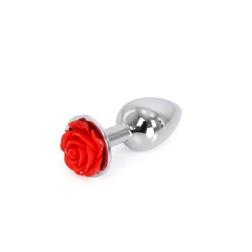 Aluminium Buttplug Red Rose
