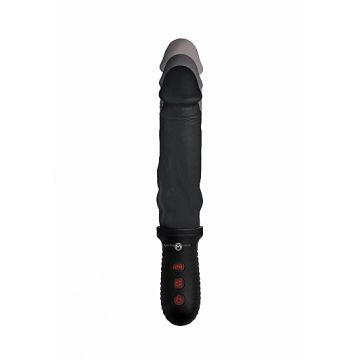 Auto Pounder Vibrating and Thrusting Dildo - Zwart