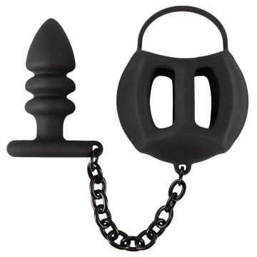 Ball Cage met buttplug