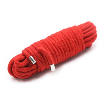 BDSM Bondage Katoenen Touw Rood - 20 Meter