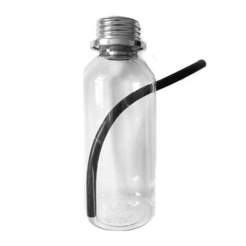 Bubbler Bottle Voor Gasmasker - Zwart