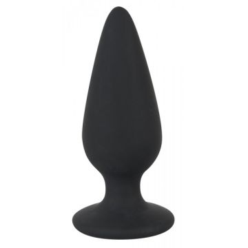 Klassieke Siliconen Buttplug - Black Velvets-S