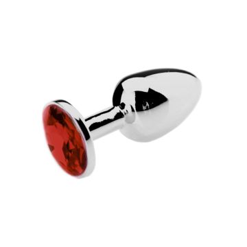 Buttplug Aluminium Large - Rood