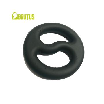 Cock en Ball Duo Ring Yin-Yang - Zwart