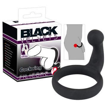 Cockring met Perineum Stimulator