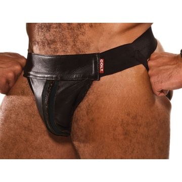 Colt Leren Jockstrap - Zwart