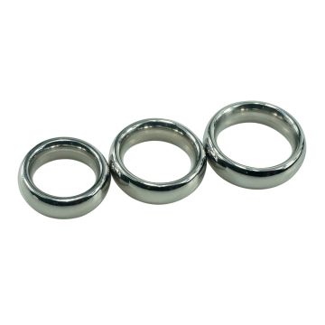 Metalen Donut Cockring - RVS