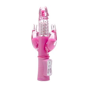 Dubbele bunny vibrator - Roze