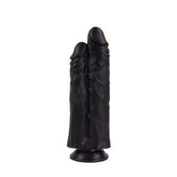 Dubbele Dildo Kiotos Cox - Zwart - 29 cm