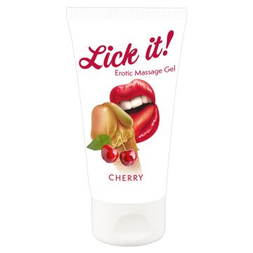 Erotisch Massage Gel Lick It - Cherry