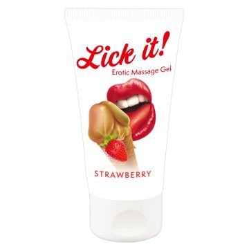 Erotisch Massage Gel Lick It - Strawberry