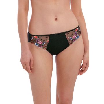 Fantasie Aurelia Bloemen Slip - Zwart