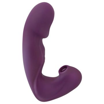 G-spot Vibrator met clitoris stimulator - Paars