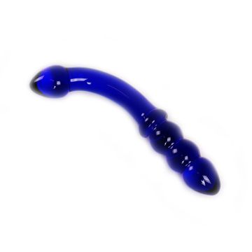 Glazen Dildo Blue Curve