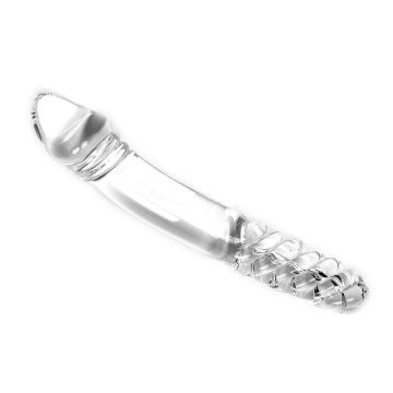 Glazen Dildo Clear Double