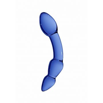 Glazen Dildo Superior - Blauw