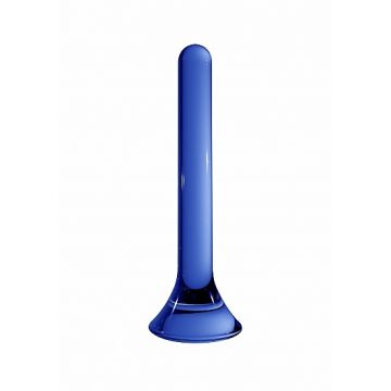 Glazen Dildo Tower - Blauw