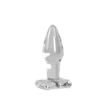 Glazen Dildo Transparant Butt Plug 