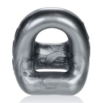 Cock Ring And Ball Sling - Steel