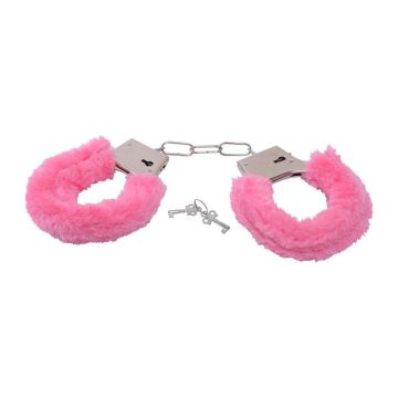 Handboeien met Roze Vacht