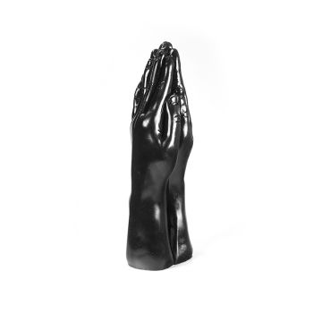 Dark Crystal Zwarte  Buttplug Hands - 34 cm