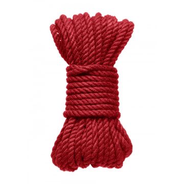 Hennep Bondage Touw van Kink 9M - Rood