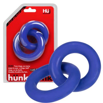 Hünkyjunk Cock & Ball Rings  - Blauw