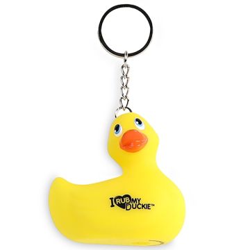 I Rub My Duckie Sleutelhanger - Geel