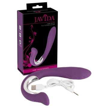 Javida Vibrator Met Clitorisstimulator