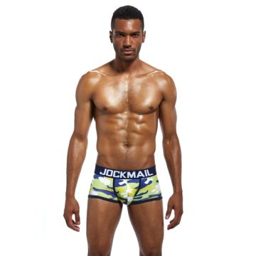 Jockmail JM413 Camouflage Boxer - Marine Blauw