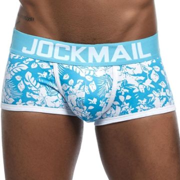 Jockmail JM447 Floral Boxer - Aqua