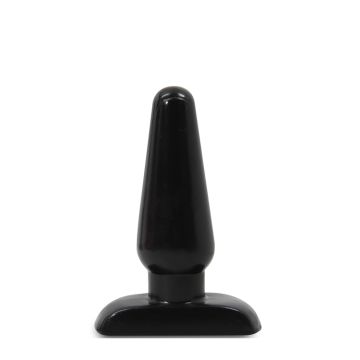 Klassieke Buttplug Hard Steel - Zwart