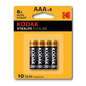 Kodak Xtralife 4 X AAA Batterijen