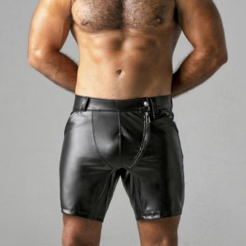 Leatherette Short Wit