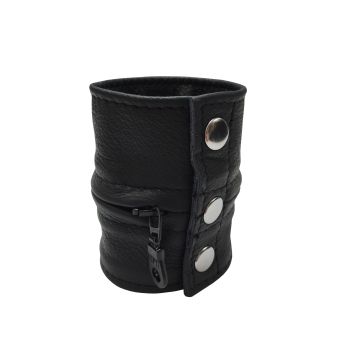 Leren Armband met Geïntegreerde Portefeuille