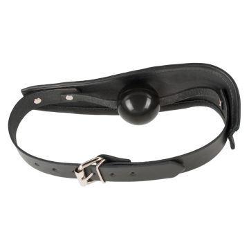Leren Mondknevel met Bal - Zado