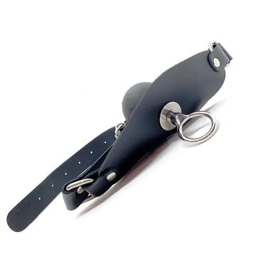 Leren Super Ball Gag met Oogje