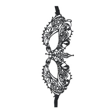 Masquerade Masker - Zwart